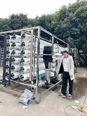 سعر جيد محطة التناضح العكسي من الفولاذ المقاوم للصدأ PLC 70m3/H التحكم الآلي الانترنت