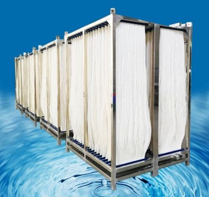 سعر جيد غشاء MBR الألياف المجوفة مع مواد PVDF 0.02-0.04MPa ضغط العمل الانترنت