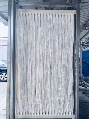 سعر جيد PVDF خارج في الألياف المجوفة MBR غشاء مقاوم للكيماويات 10-20L / M2.H الانترنت