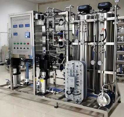 سعر جيد نظام RO EDI من مرحلتين مع تحكم PLC من Siemens S7 و UPVC / SS304 الانترنت