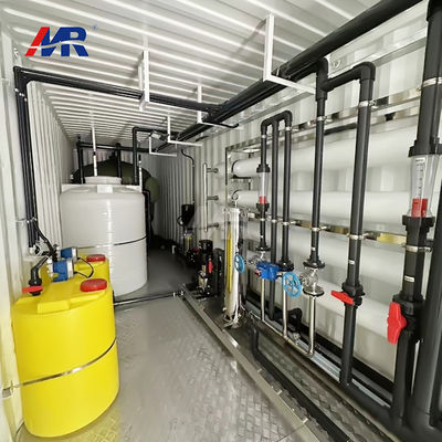سعر جيد Containerized 200m3 Per Day Reverse Osmosis System with 15 kW Power and 380 V Voltage for Borehole Water Treatment الانترنت